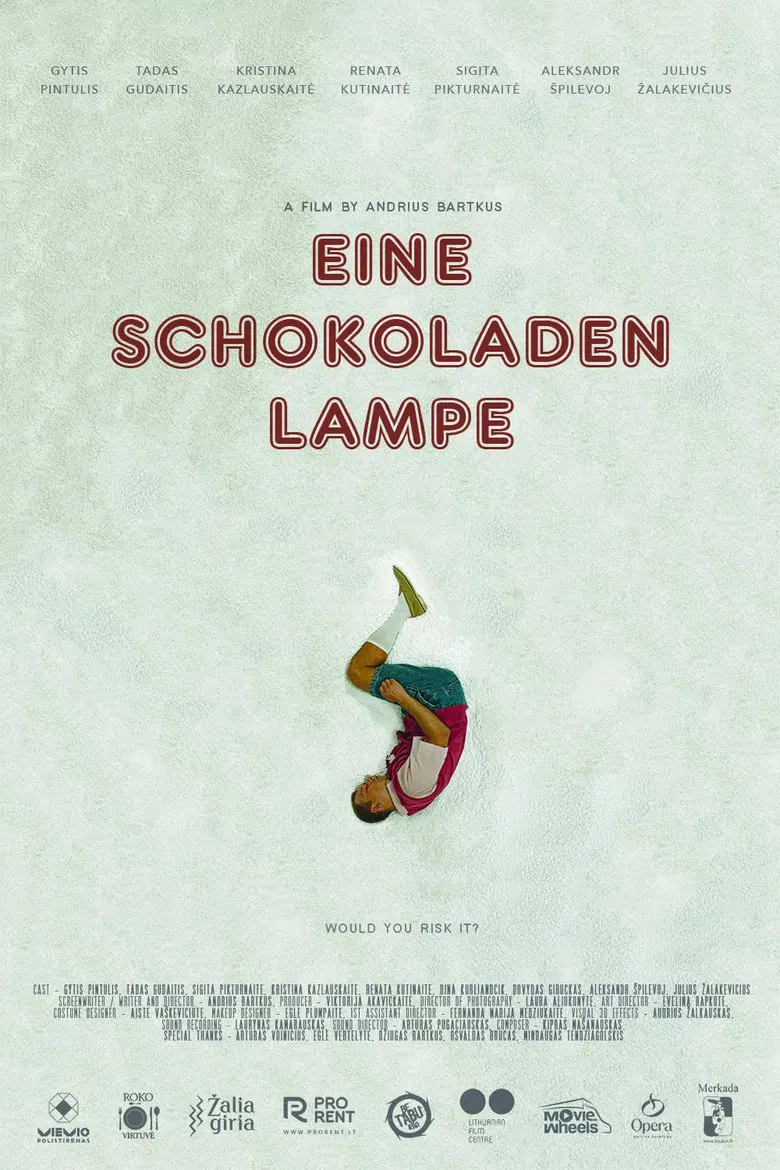 Eine Schokoladen Lampe poster background