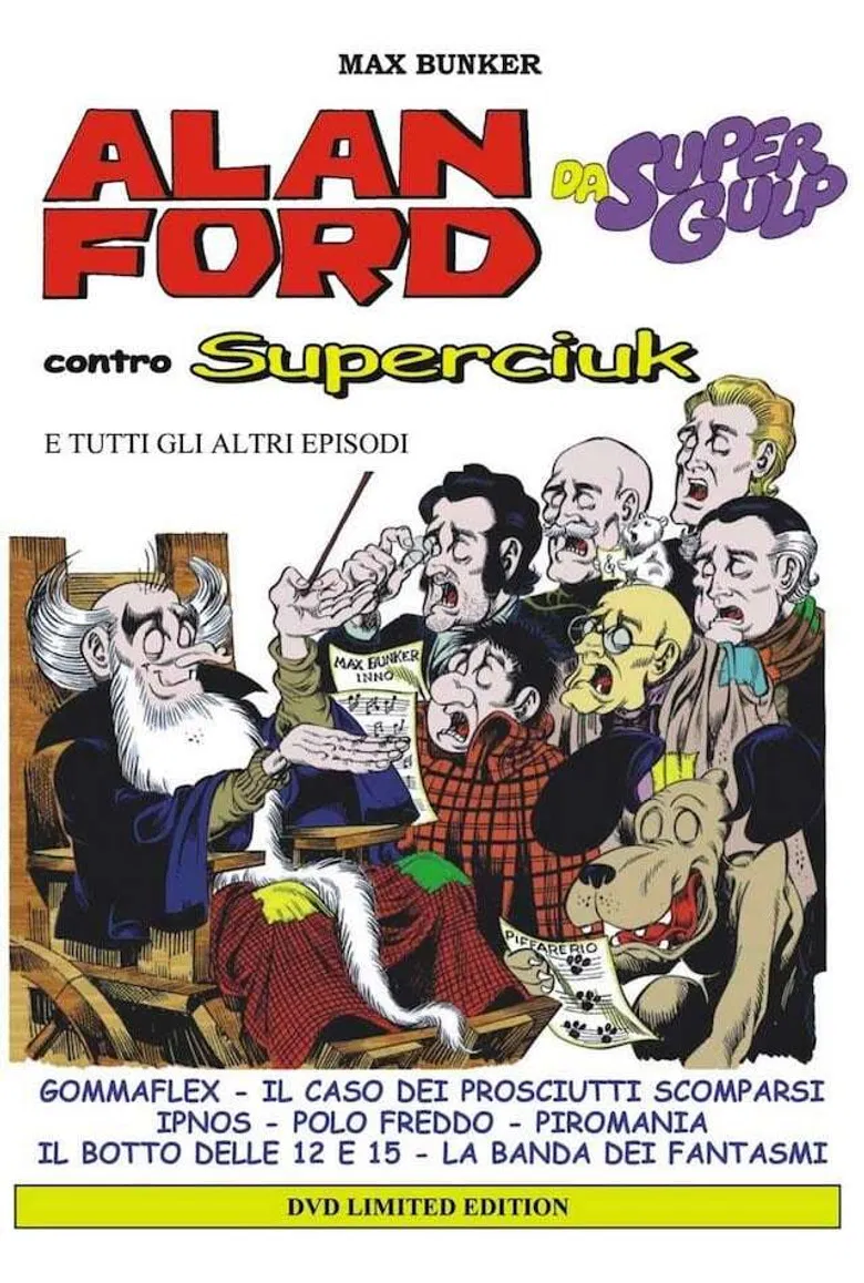 Alan Ford And The TNT Group Against Superhiccup poster background