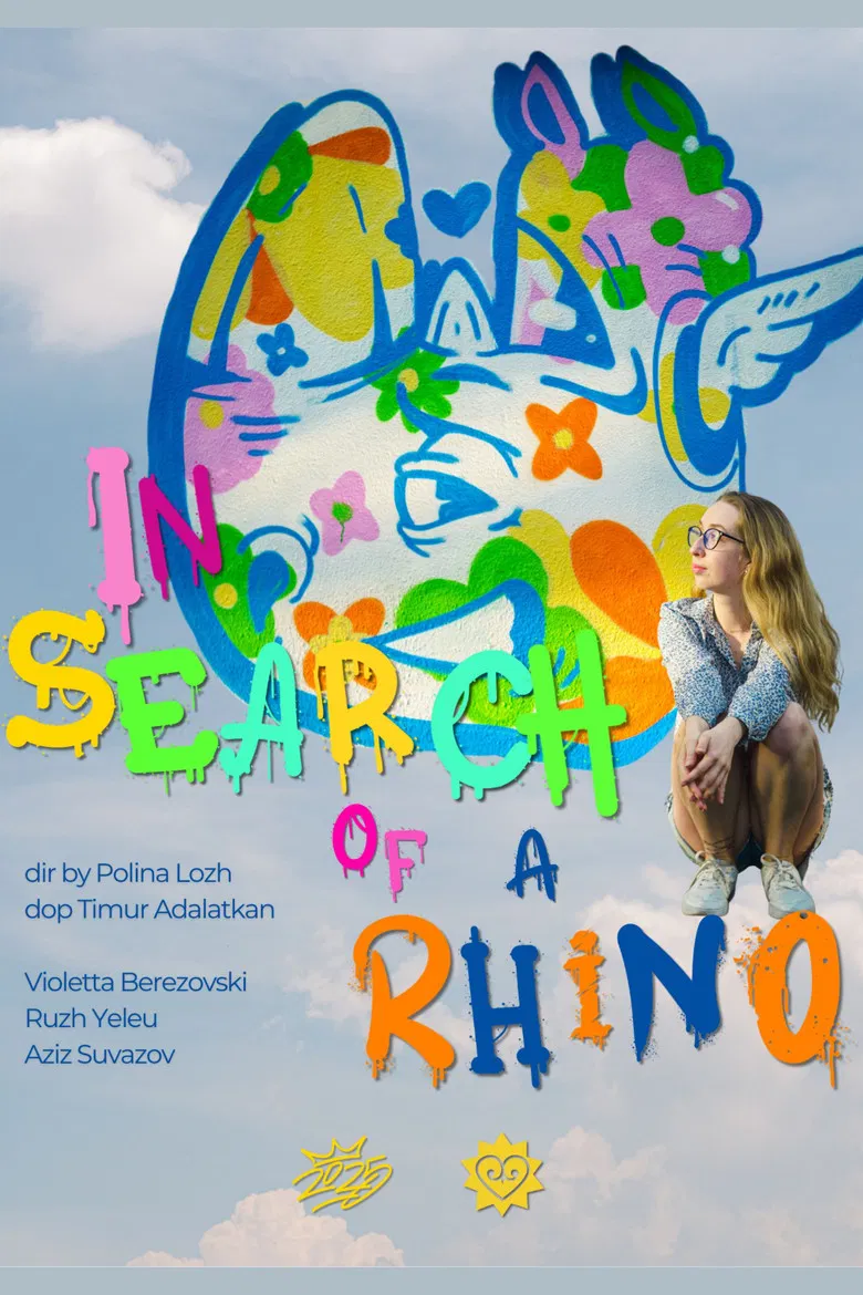 In Search of a Rhino poster background