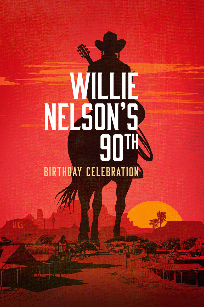 Willie Nelson's 90th Birthday Celebration poster background