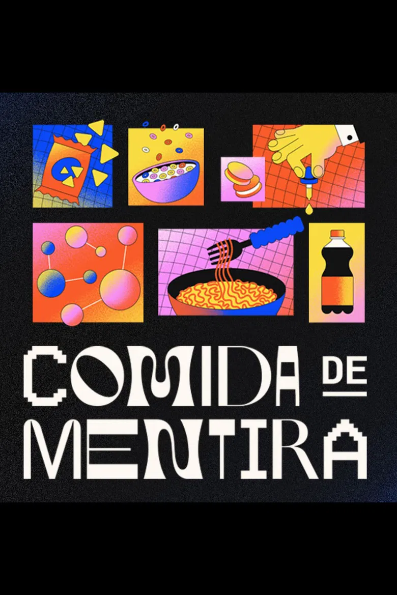 Comida de Mentira poster background