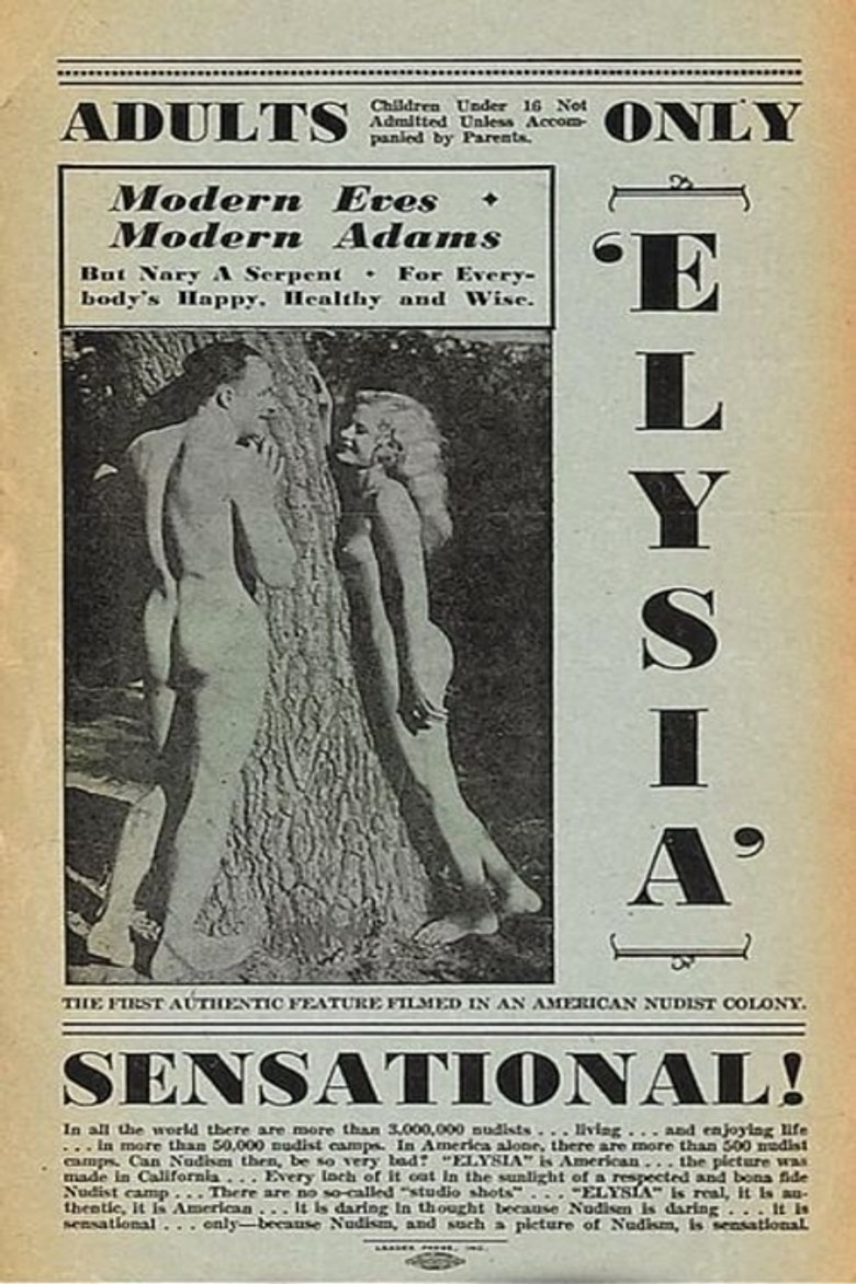 Elysia, Valley of the Nude poster background