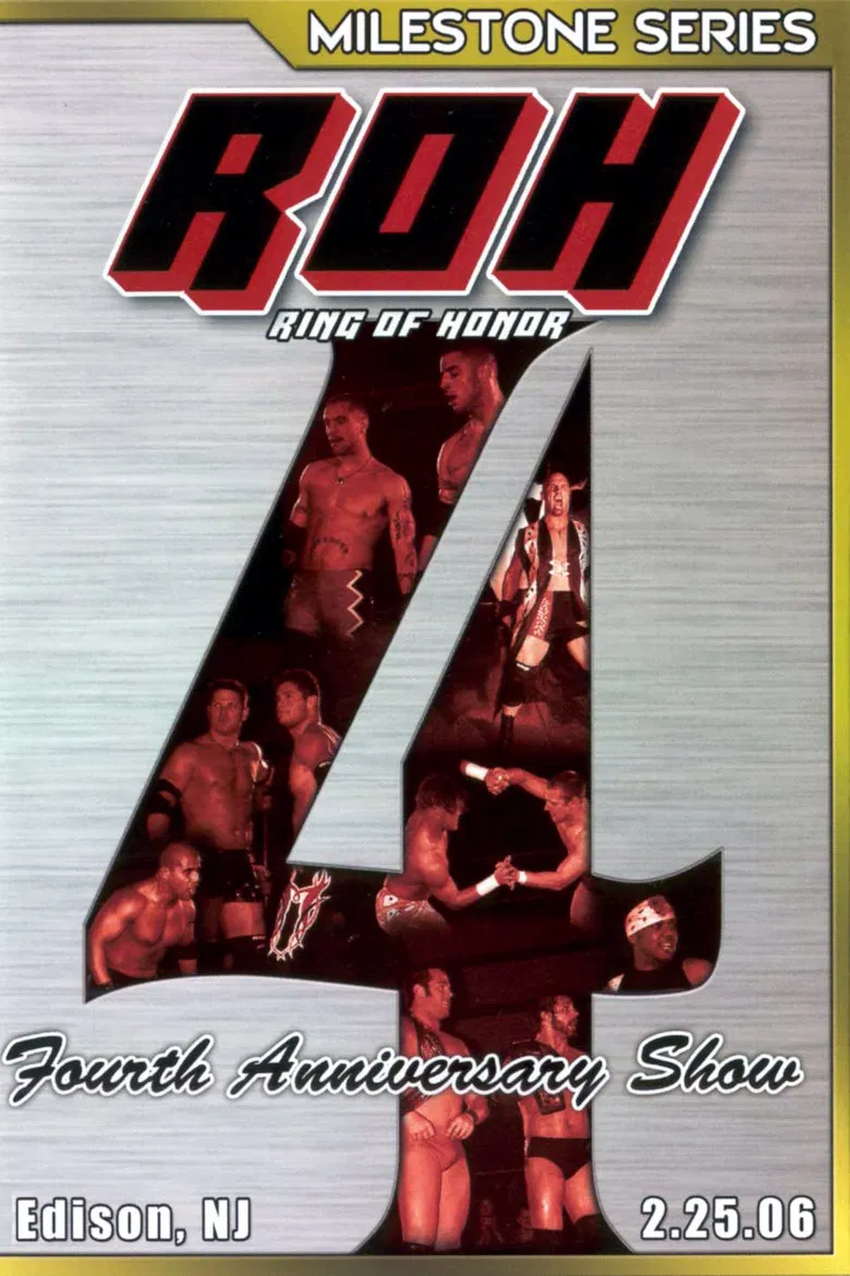 ROH: Fourth Anniversary Show poster background