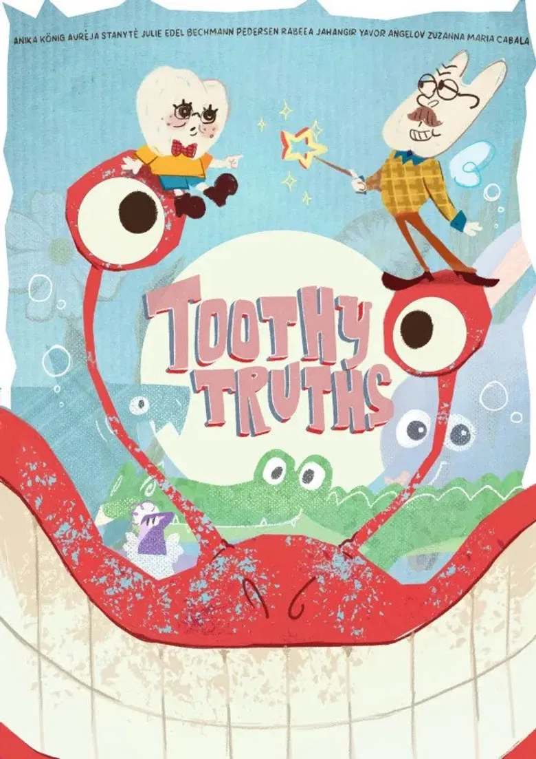 Toothy Truths poster background