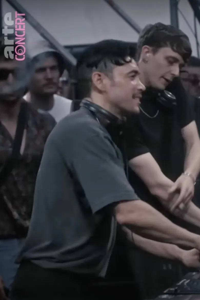 Chlär b2b Dax J - Stone Techno - ARTE Concert poster background