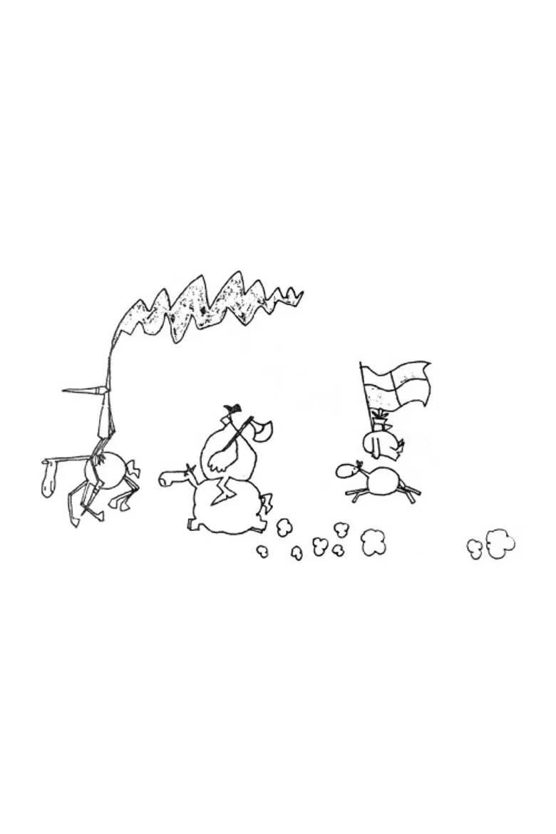 The Three Knights poster background