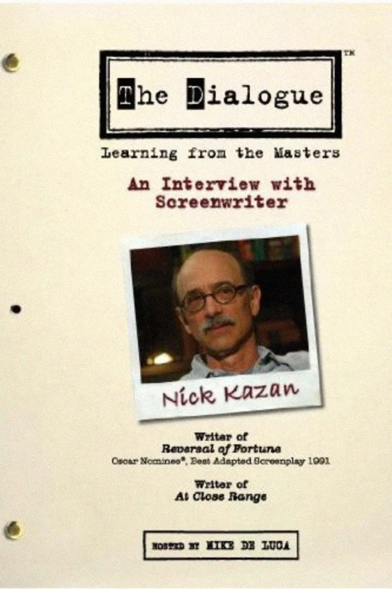 The Dialogue: An Interview with Screenwriter Nick Kazan poster background
