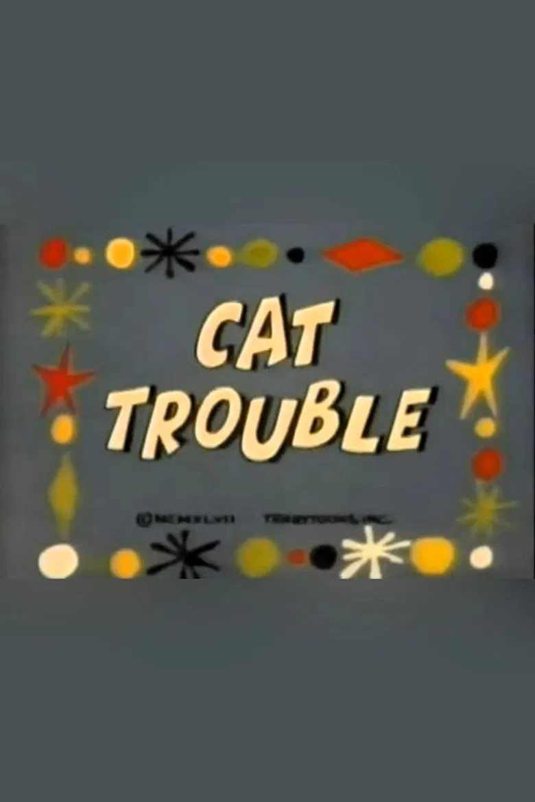 Cat Trouble poster background