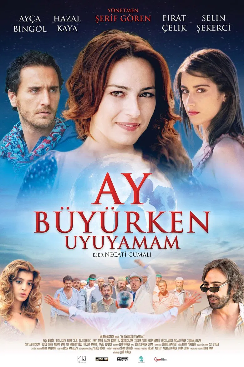 Ay Büyürken Uyuyamam poster background