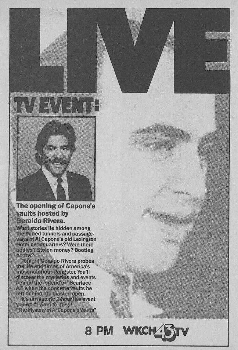 The Mystery of Al Capone's Vaults poster background