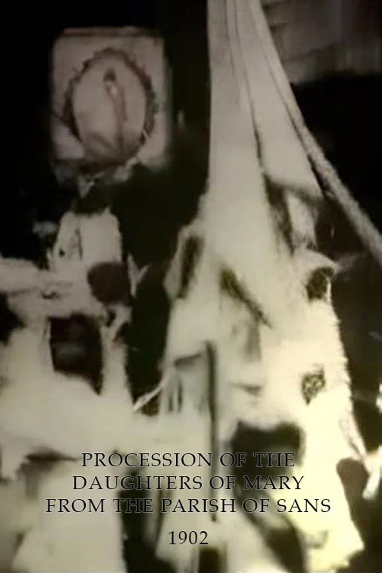 Procession of the Daughters of Mary from the Parish of Sans poster background