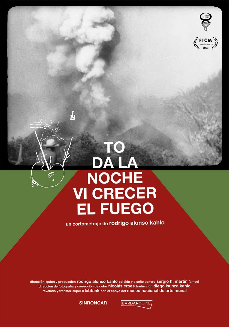 All Night Long I Watched The Fire Grow poster background