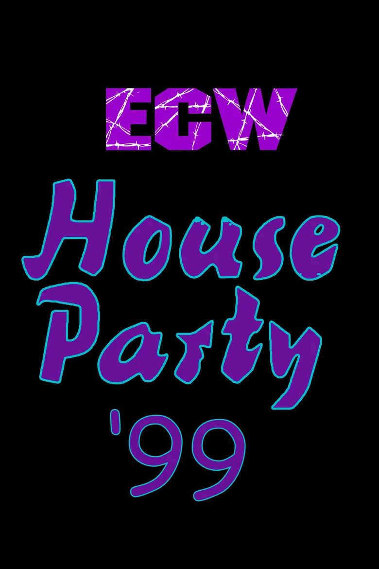 ECW House Party 1999 poster background