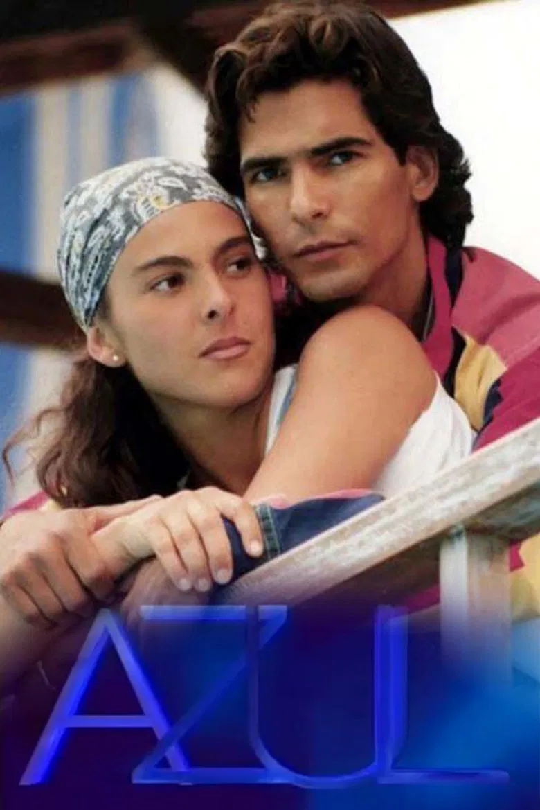 Azul poster background