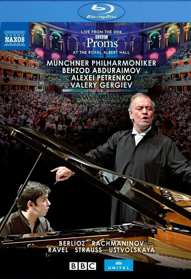 BBC Proms 2016:  Ravel, M. / Strauss, R. / Berlioz, H. (Abduraimov, Munich Philharmonic, Gergiev) poster background