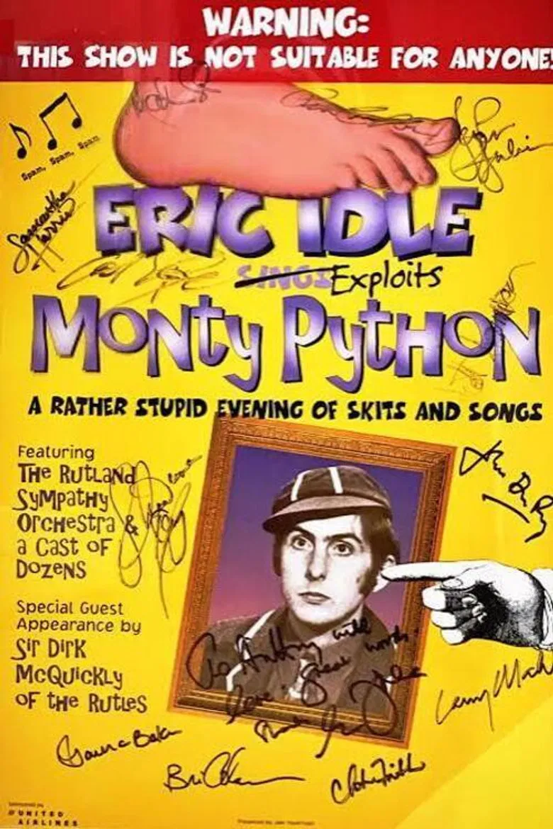 Eric Idle Exploits Monty Python poster background