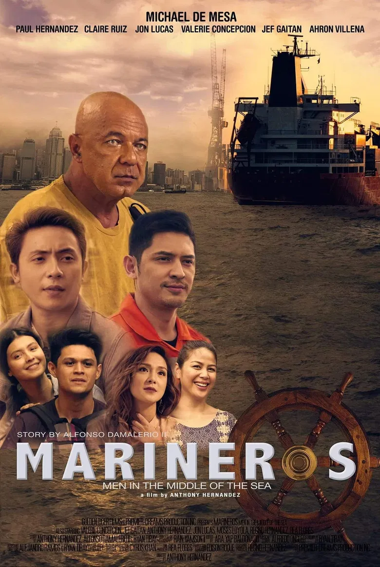Marineros: Men in the Middle of the Sea poster background