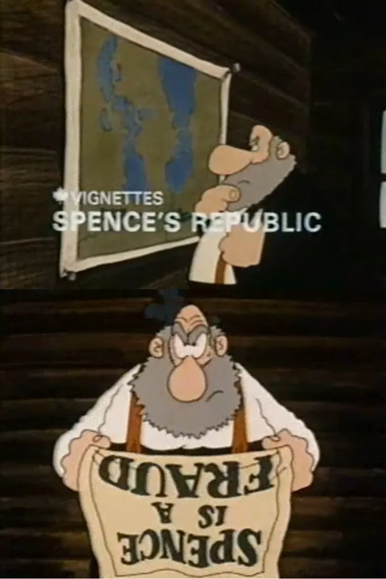 Canada Vignettes: Spence's Republic poster background