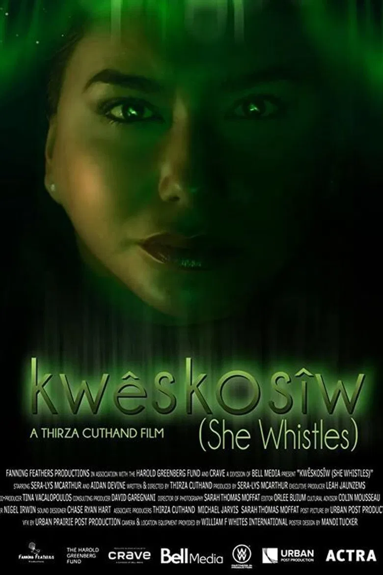 Kwêskosîw: She Whistles poster background