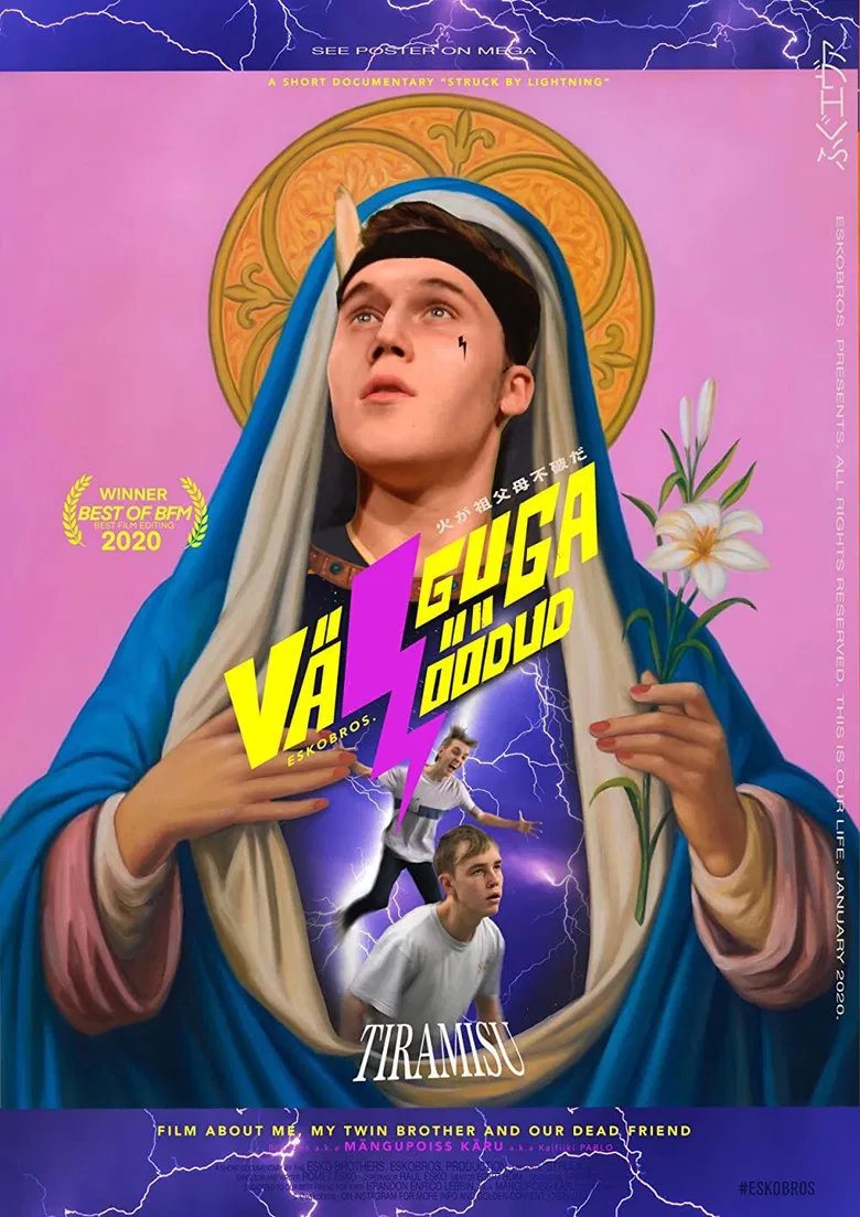 Struck by Lightning poster background