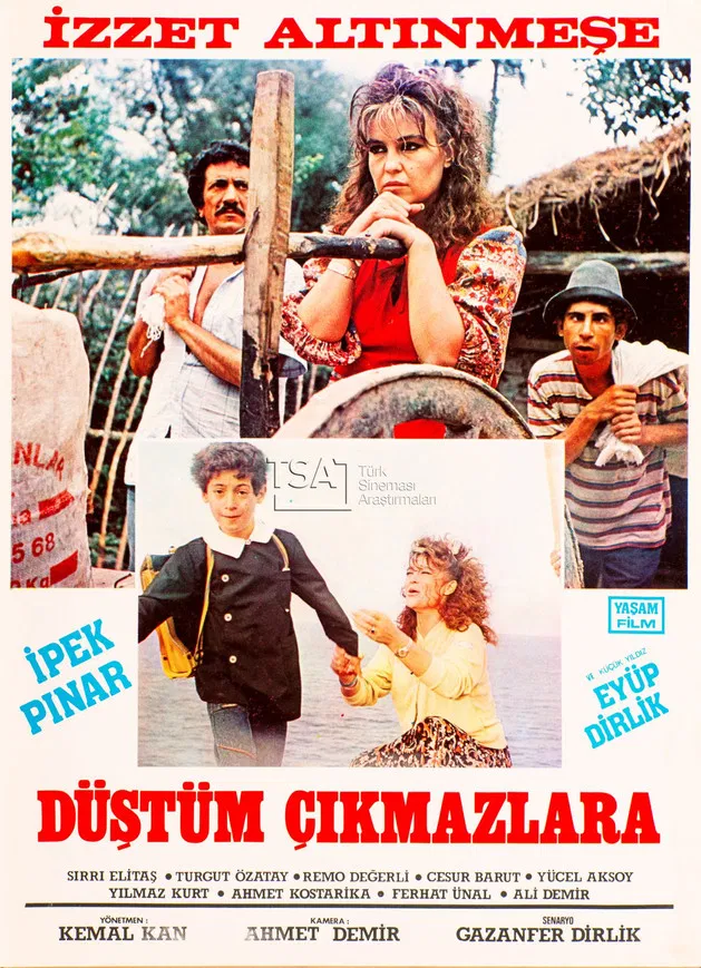 Düştüm Çıkmazlara poster background