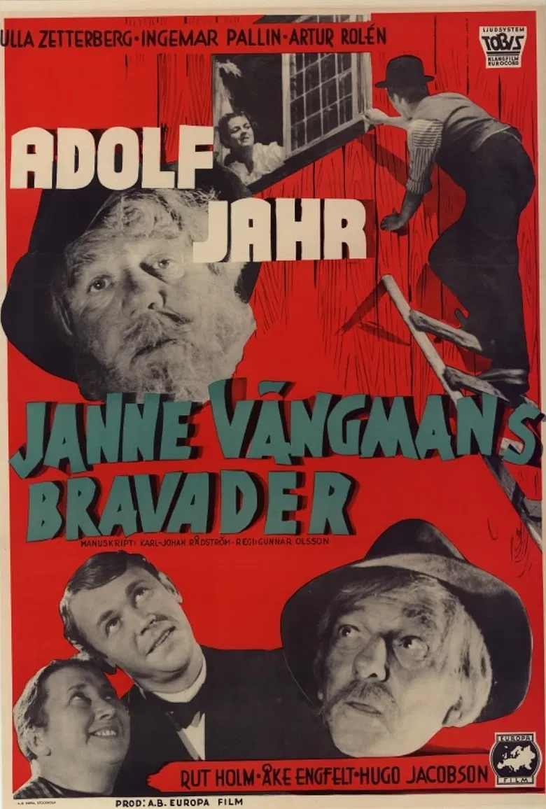 Janne Vängmans bravader poster background