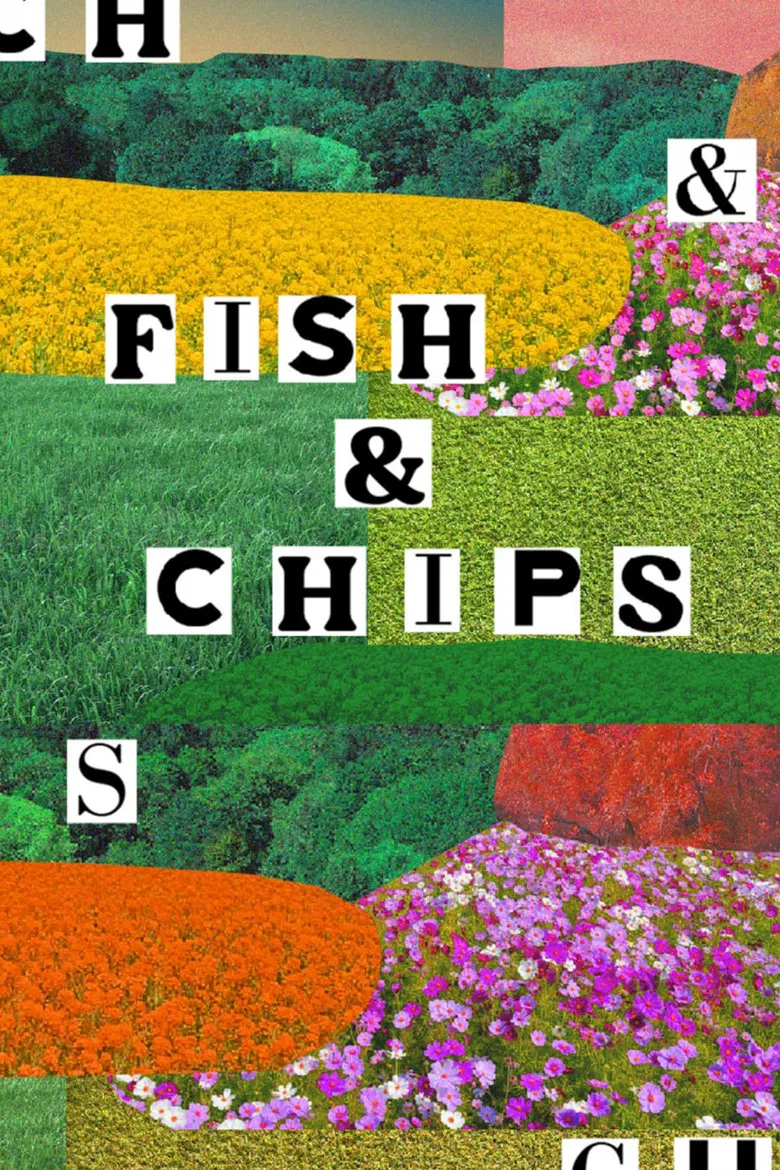 FISH & CHIPS poster background