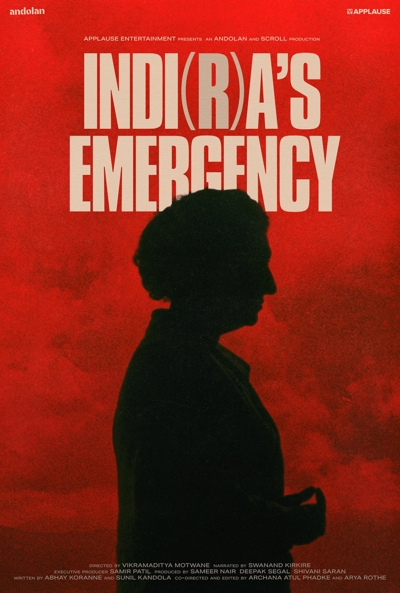 Indi(r)a's Emergency poster background