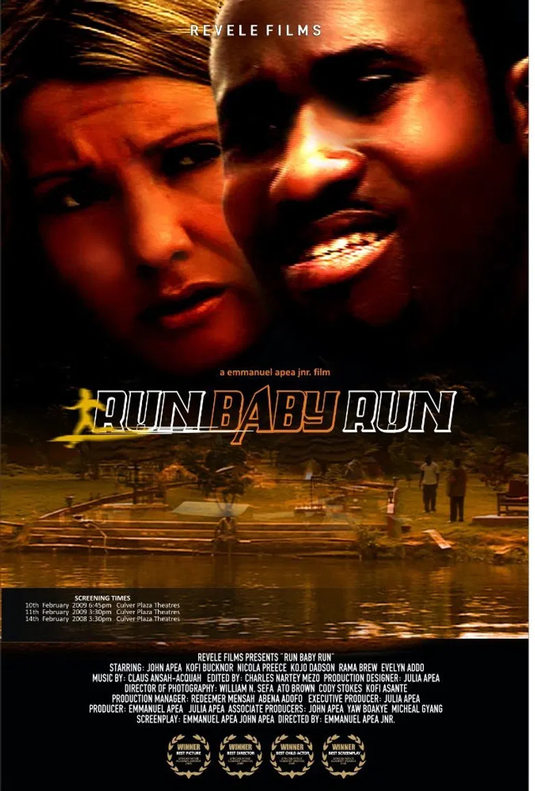 Run Baby Run poster background