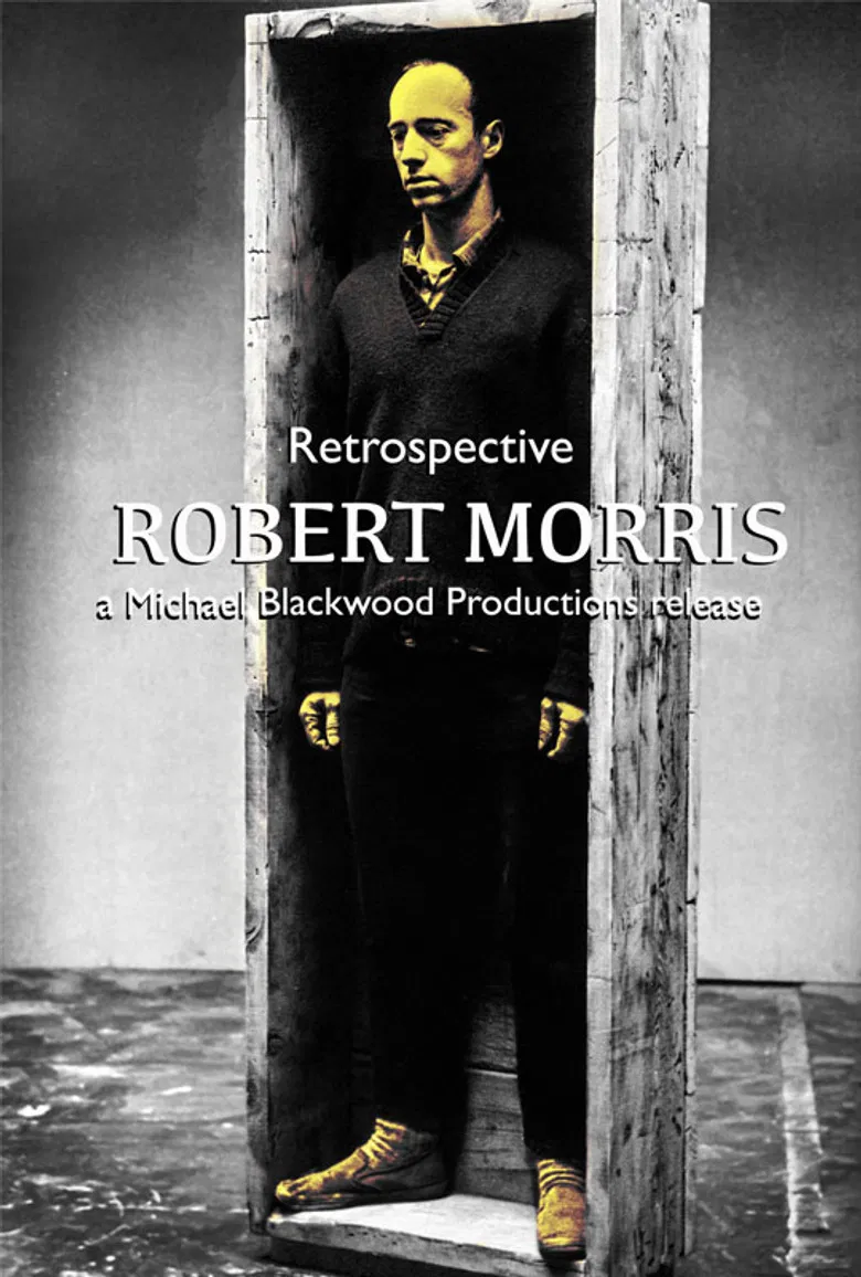 Robert Morris: Retrospective poster background