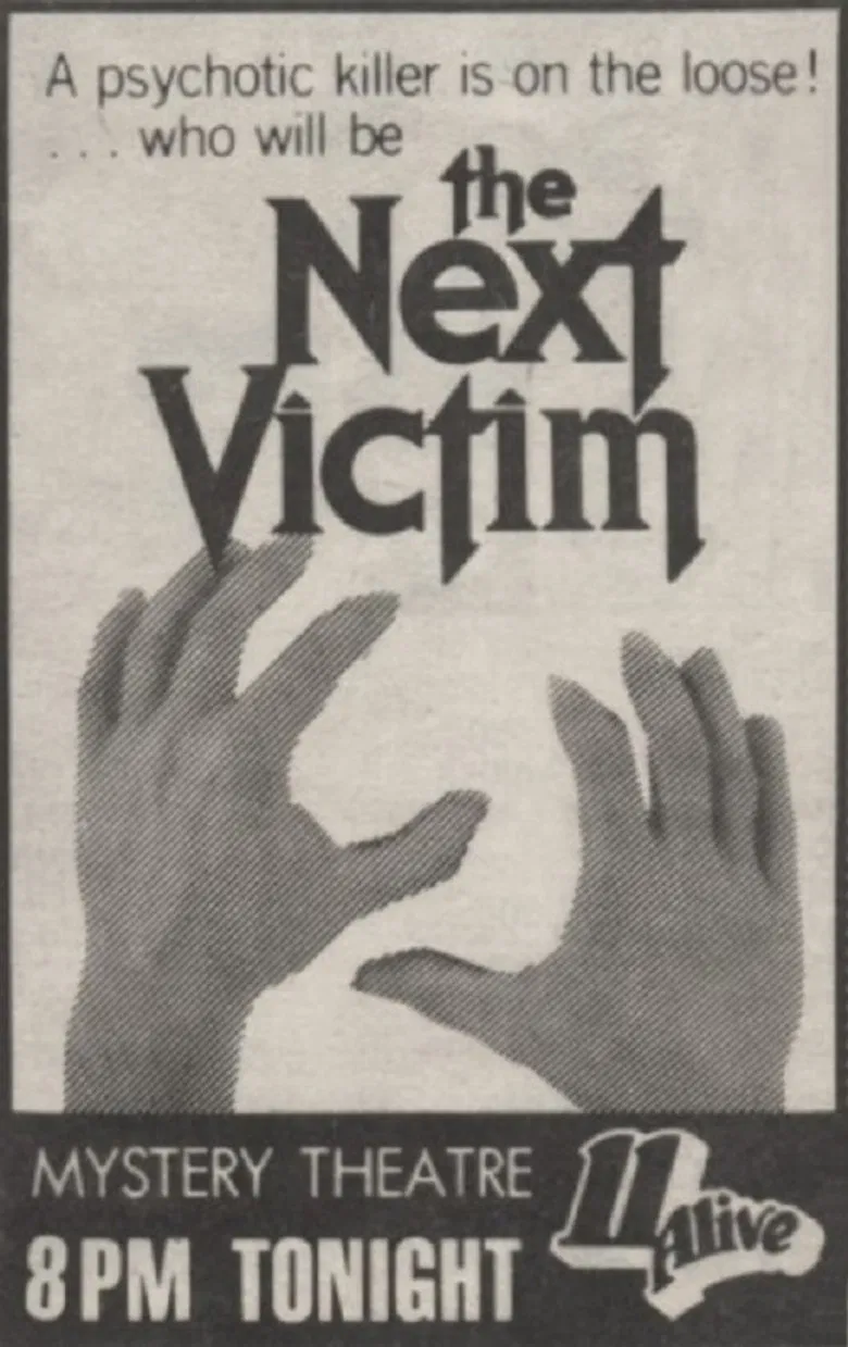 The Next Victim poster background