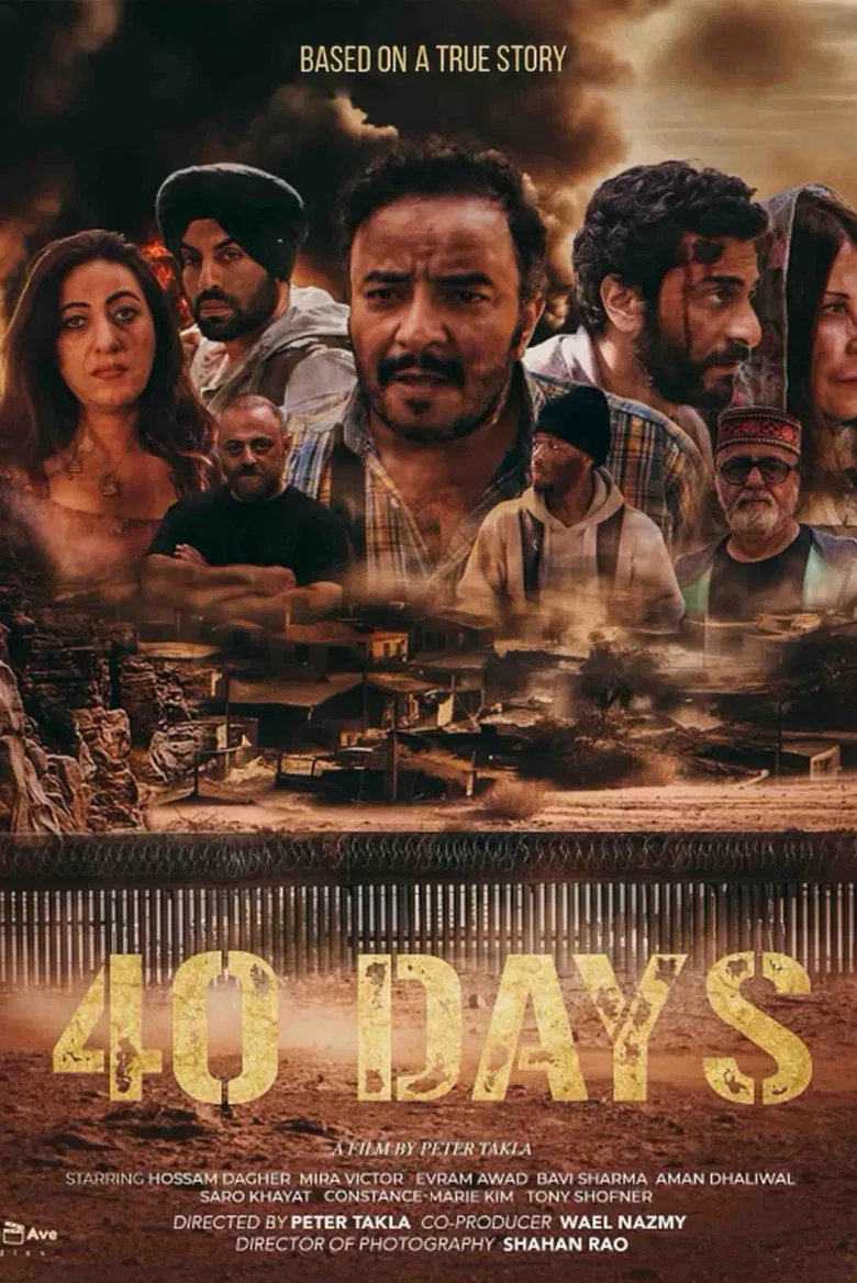 40 Days poster background