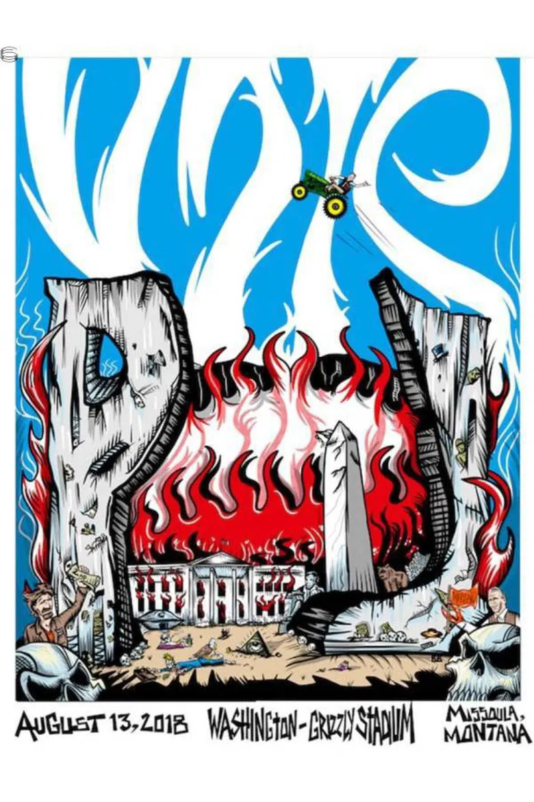Pearl Jam: Missoula 2018 poster background