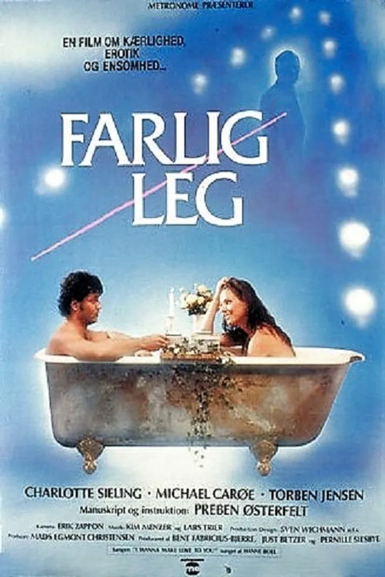 Farlig leg poster background