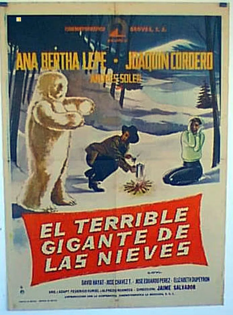 The Terrible Giant of the Snow poster background