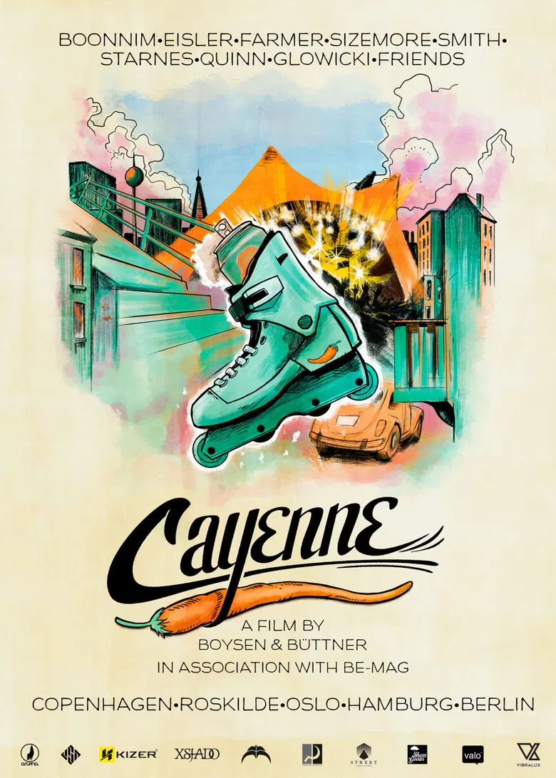 Cayenne poster background