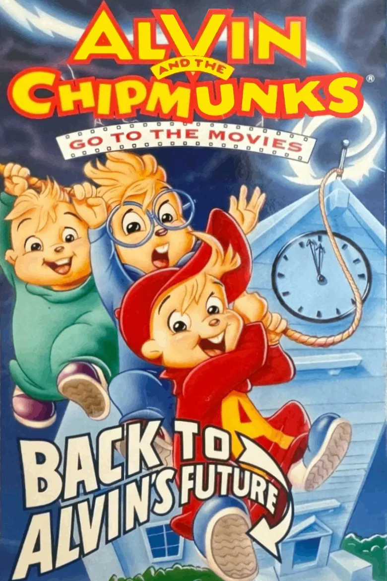 Alvin and the Chipmunks Go to the Movies: Back to Alvin's Future poster background