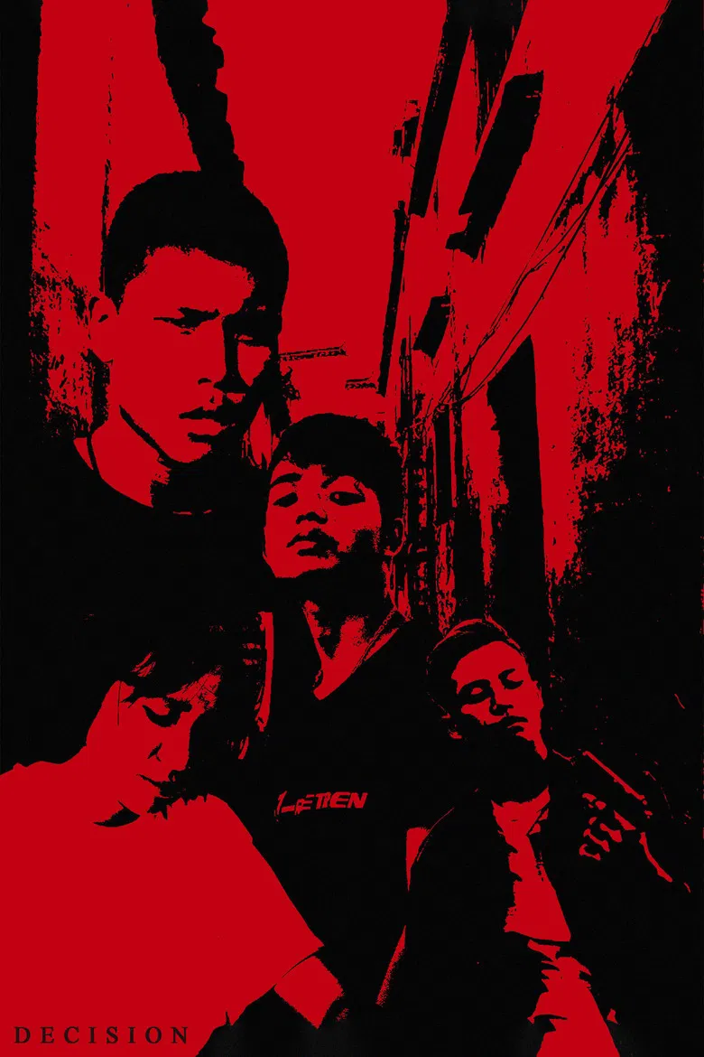 Decision poster background