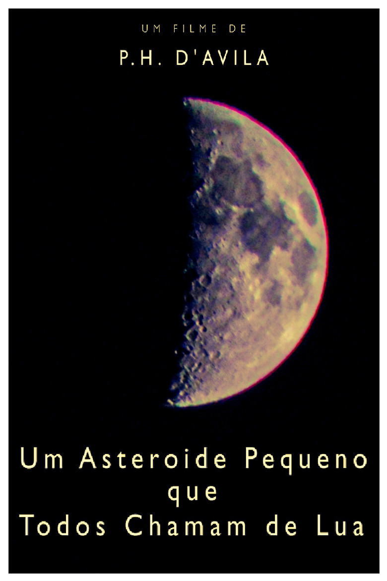 A Little Asteroid Called Moon poster background