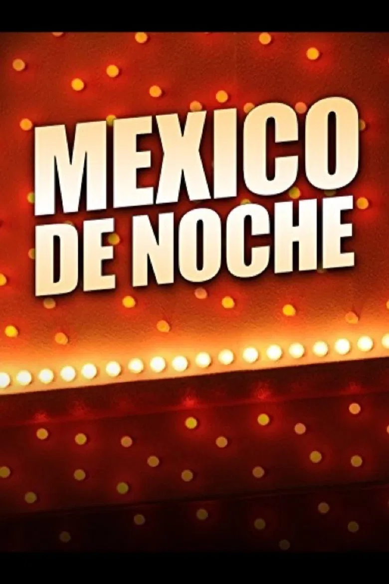 México de noche poster background
