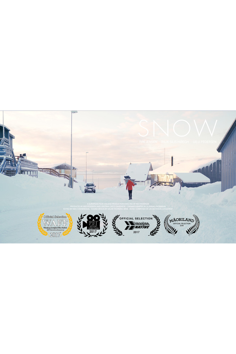 Snow poster background