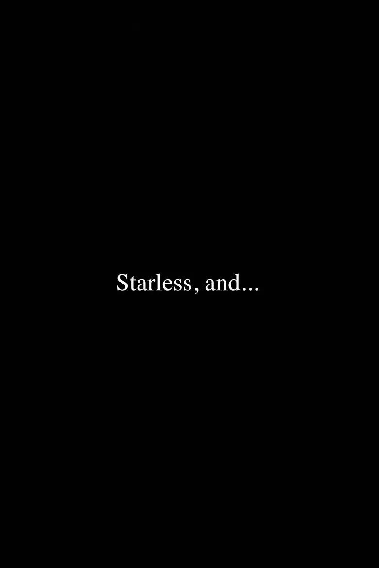 Starless, and... poster background