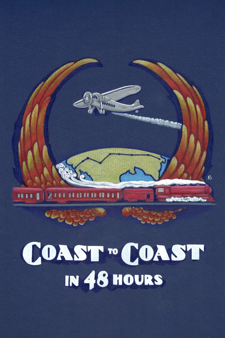 Coast to Coast in 48 Hours poster background