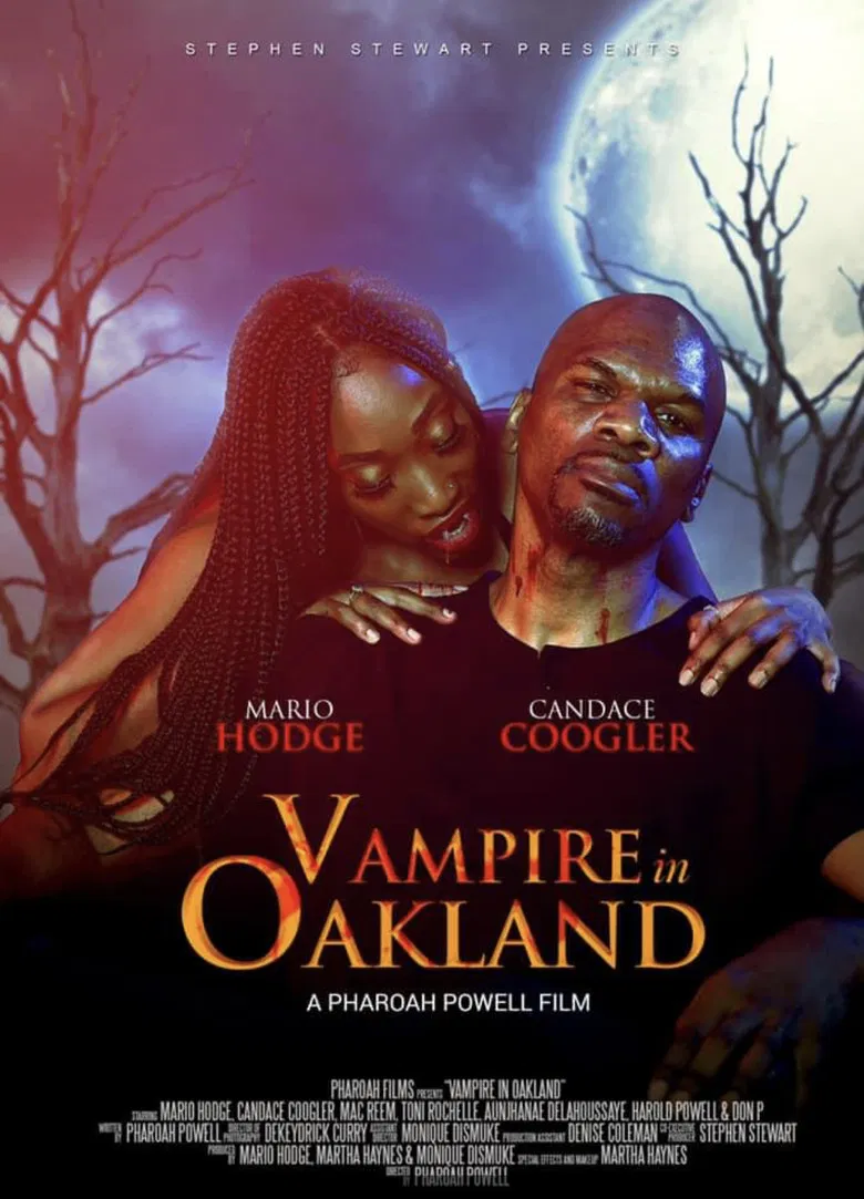 Vampire in Oakland poster background