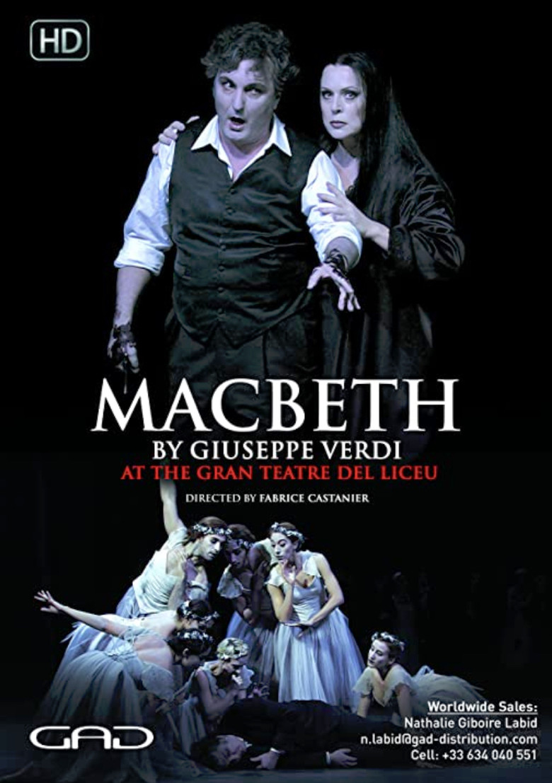 Macbeth - Liceu poster background