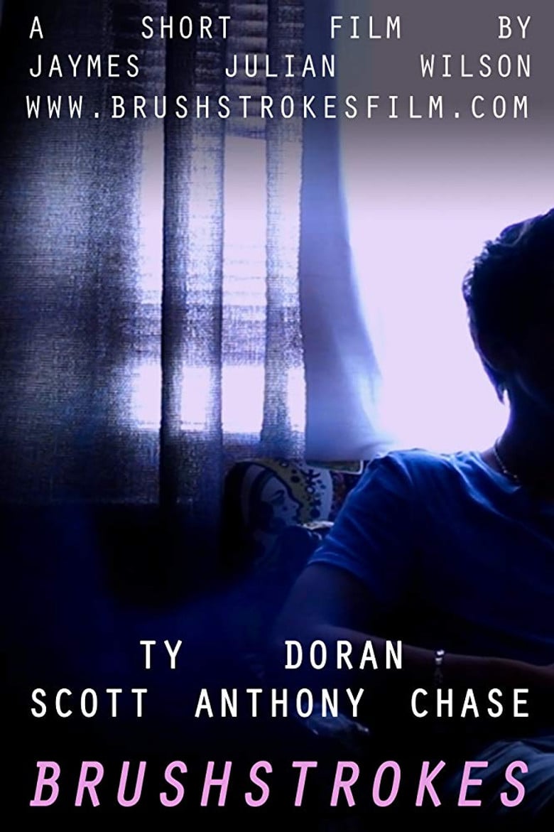 Brushstrokes poster background