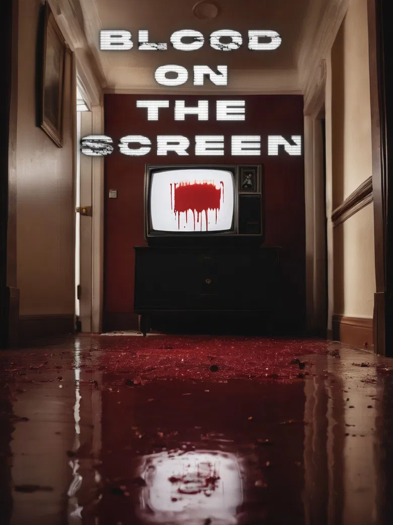 Blood on the Screen poster background