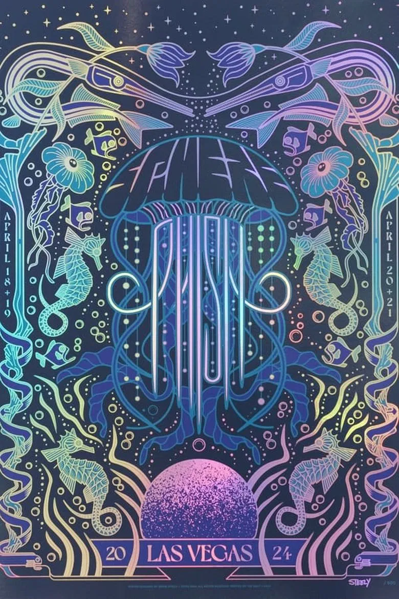 PHISH: 2024-04-19 SPHERE LAS VEGAS, NV poster background