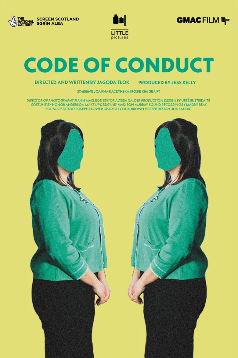 Code of Conduct poster background
