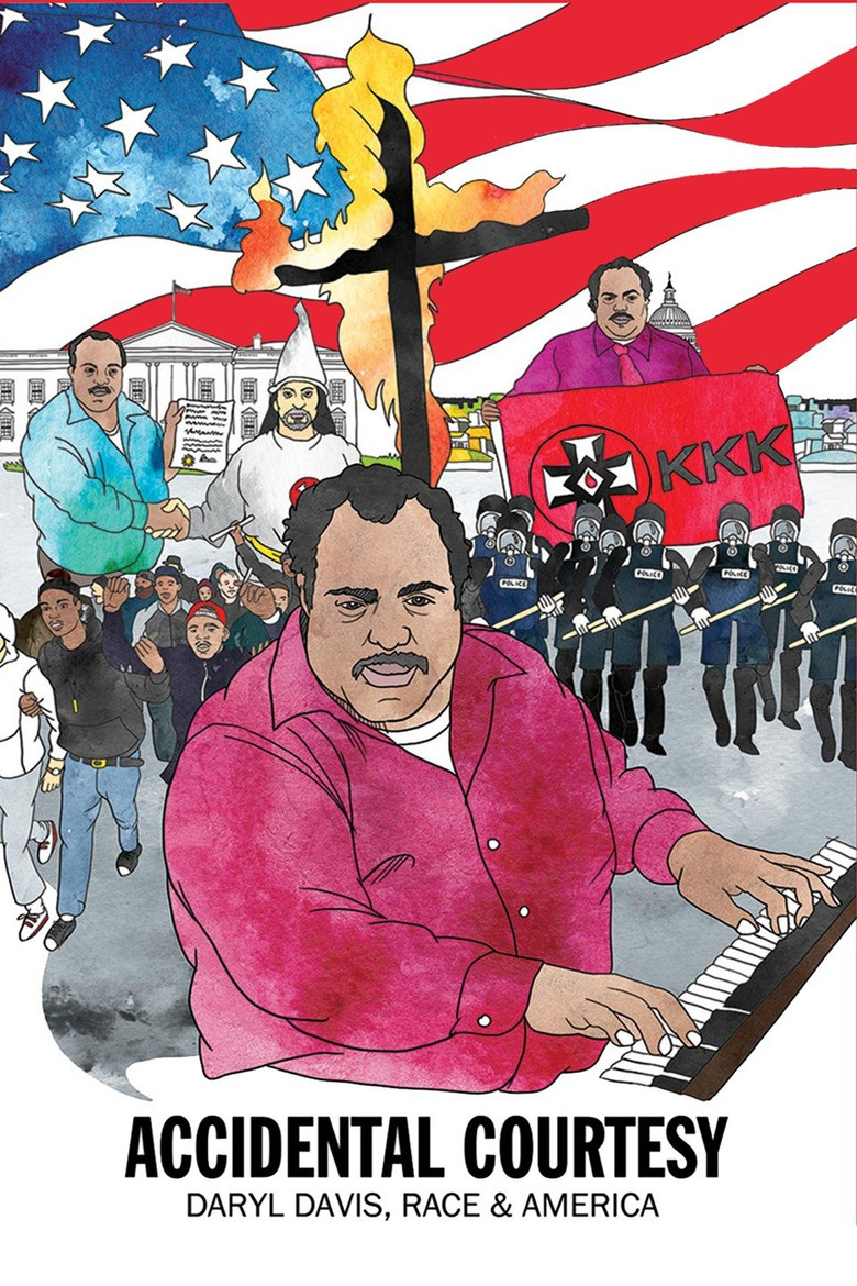 Accidental Courtesy: Daryl Davis, Race & America poster background